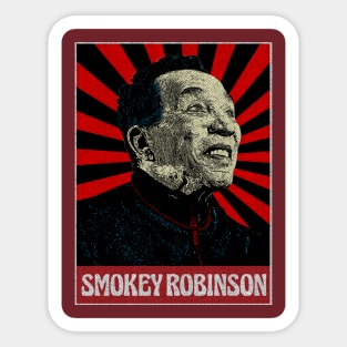 Vintage Smokey Robinson Pop Art Sticker